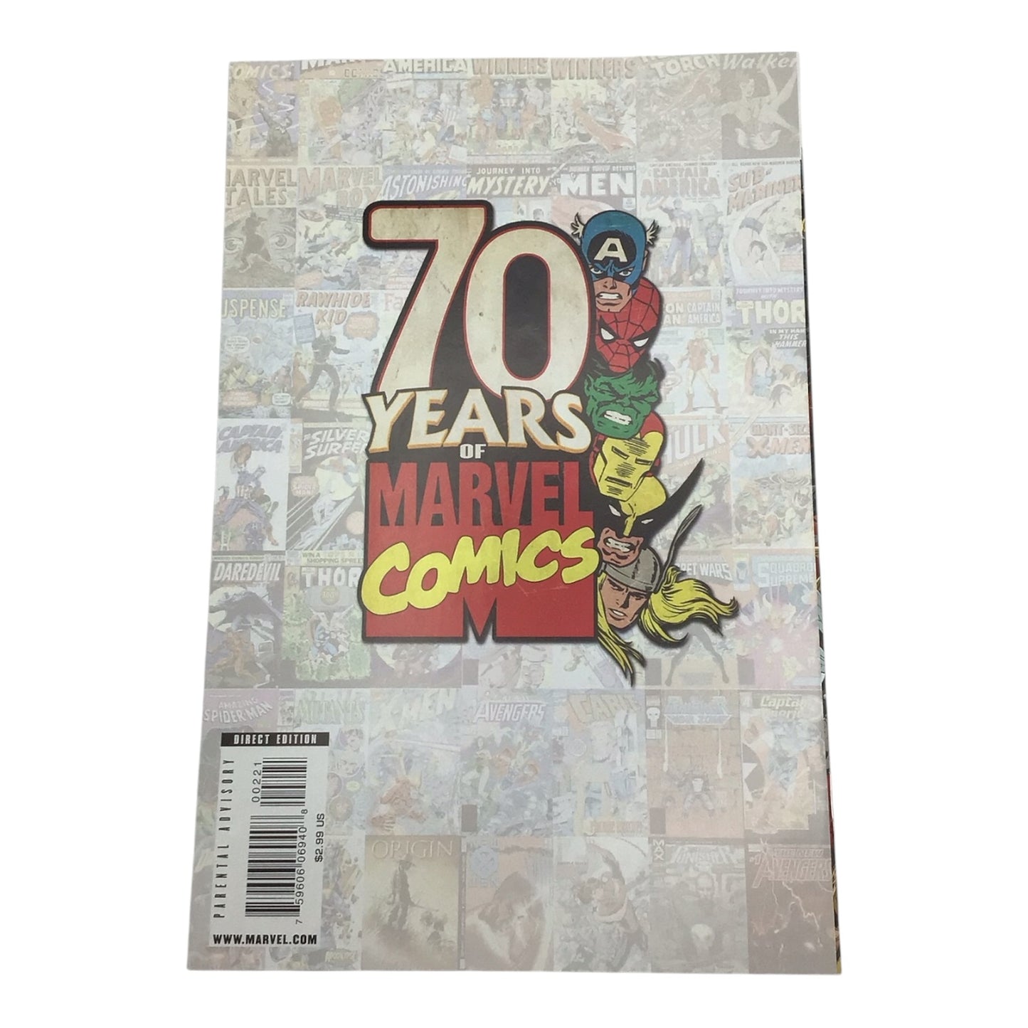 Deadpool: Merc with a Mouth #2 70th Anniversary Frame Variant - Signed by Tony Moore