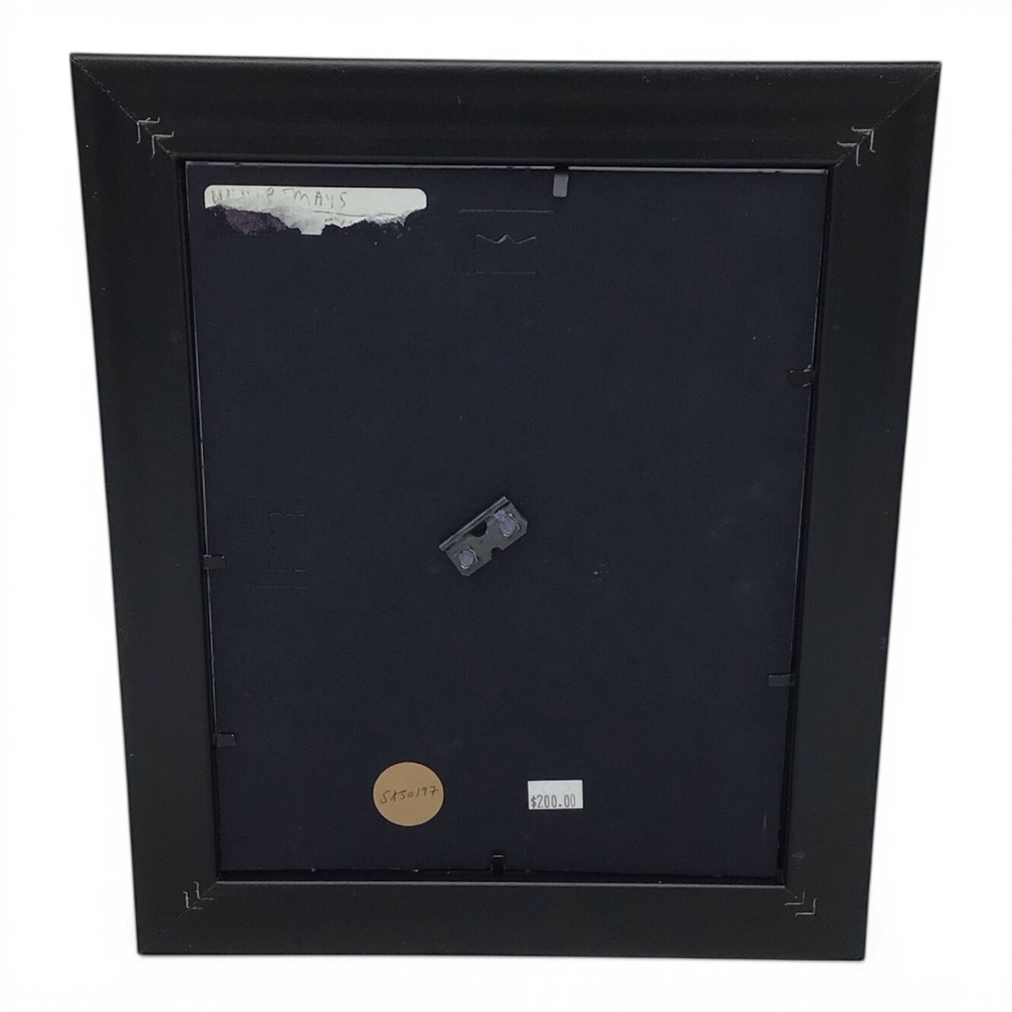 Framed Willie Mays Signed Photo