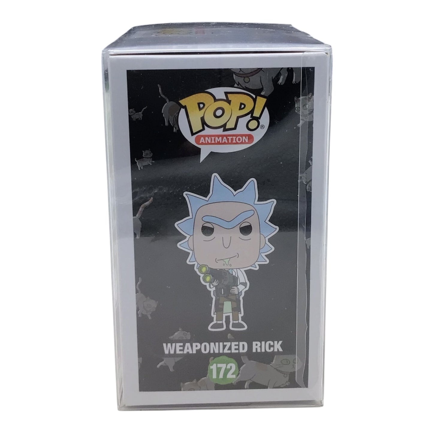 Funko Pop! Rick & Morty Weaponized Rick #172 Signed by David Angelo Roman