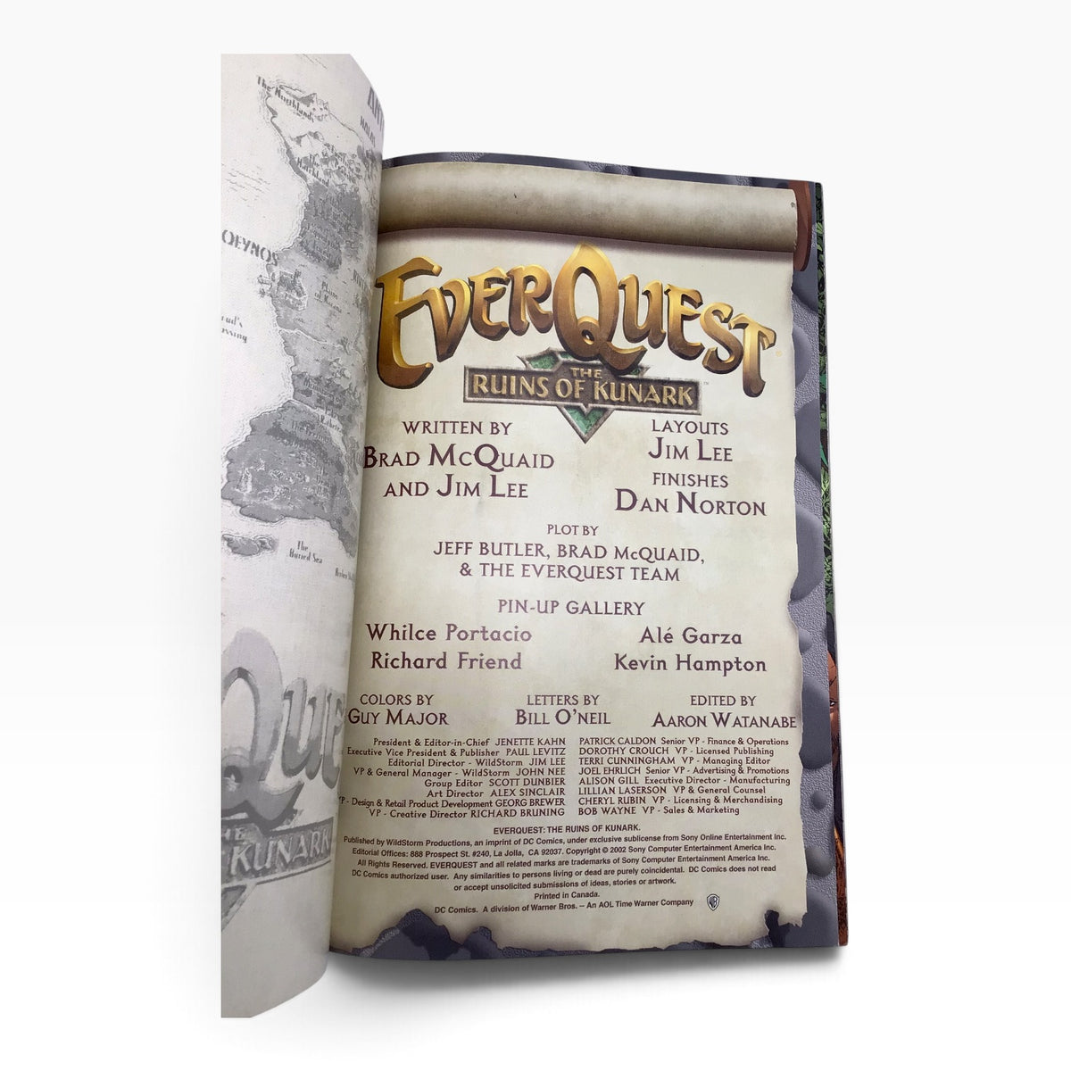 EverQuest The Ruins of Kunark Graphic Novel - 2002 - NM