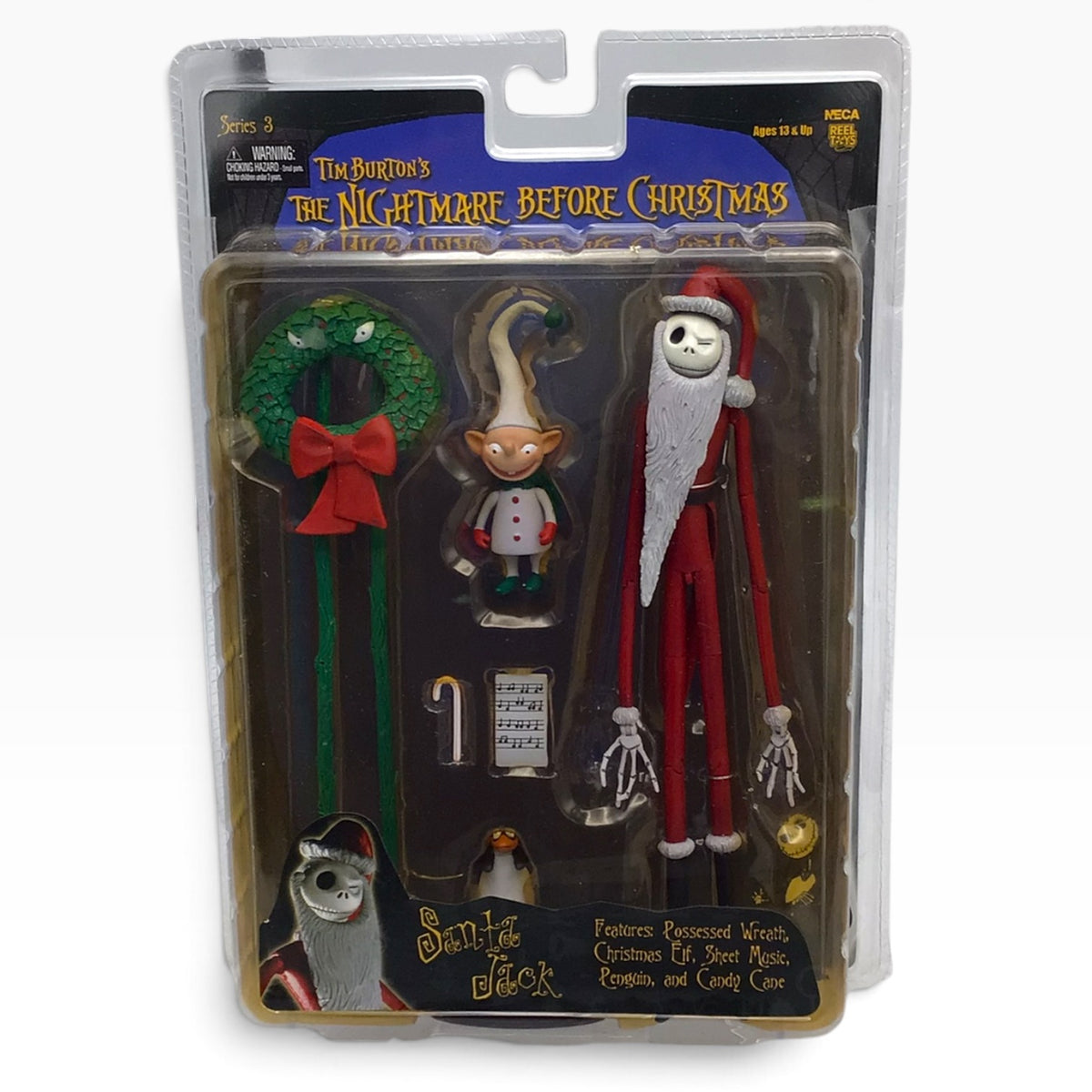 Tim Burton's The Nightmare Before Christmas Santa Jack Series 3 Action Figure – NECA