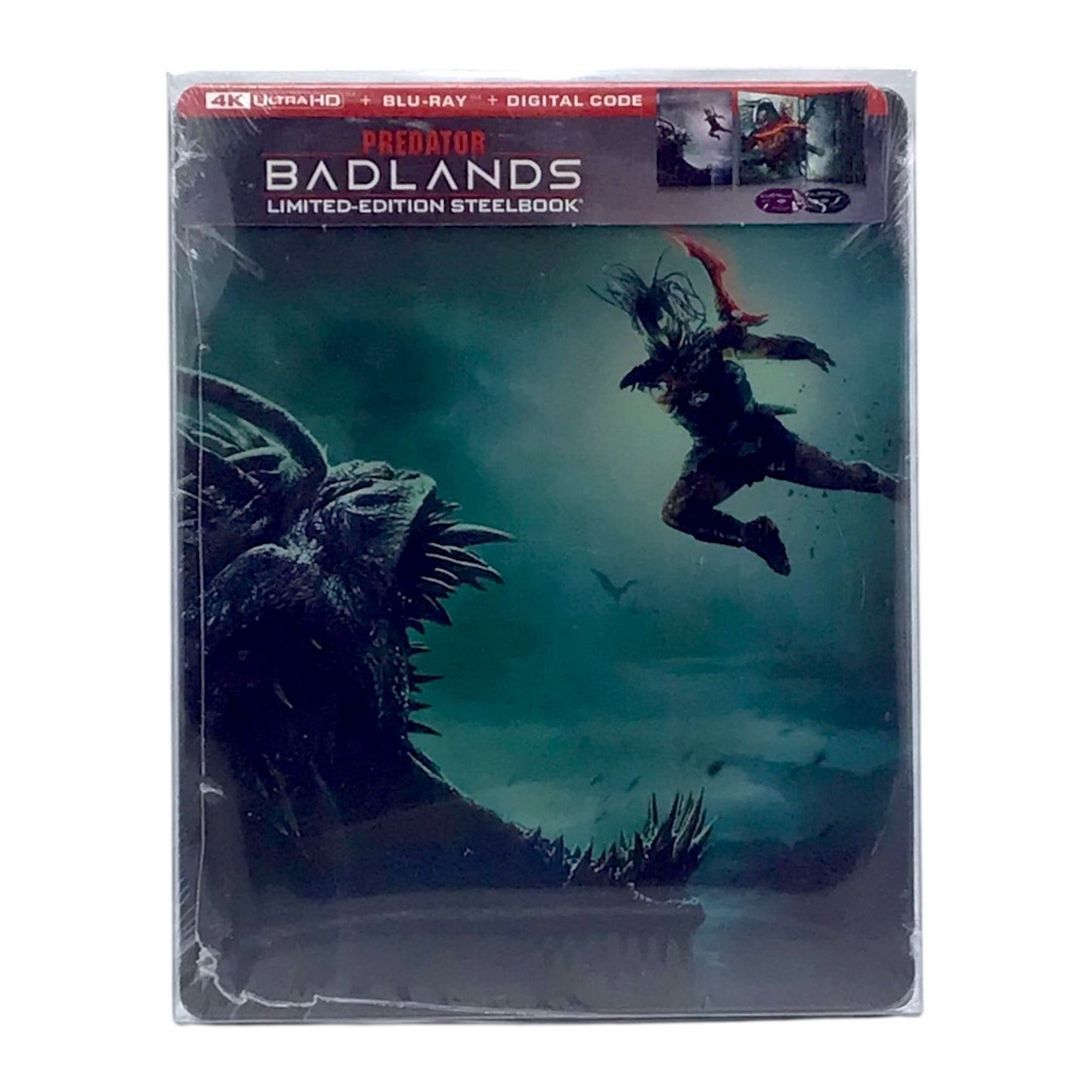 Predator: Badlands SteelBook Limited Edition – 4K UHD + Blu-ray (2026) with Bonus Features