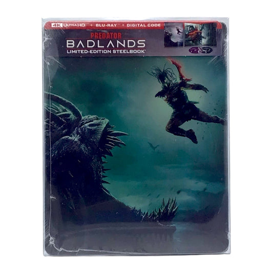 Predator: Badlands SteelBook Limited Edition – 4K UHD + Blu-ray (2026) with Bonus Features