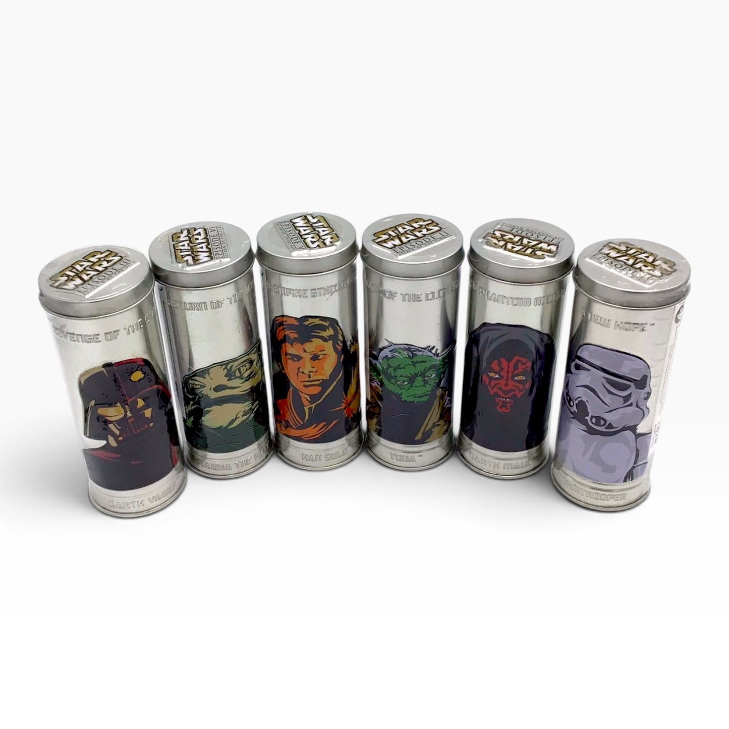 Burger King 2005 Star Wars Complete the Saga Watches Set of 6 – Sealed Tins – Vintage Collectible
