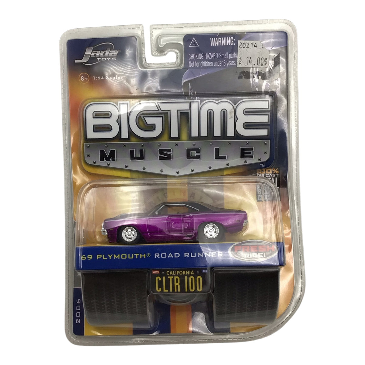 Jada Toys Dub City Big Time Muscle - 1969 Plymouth Road Runner (Fresh Ride!)