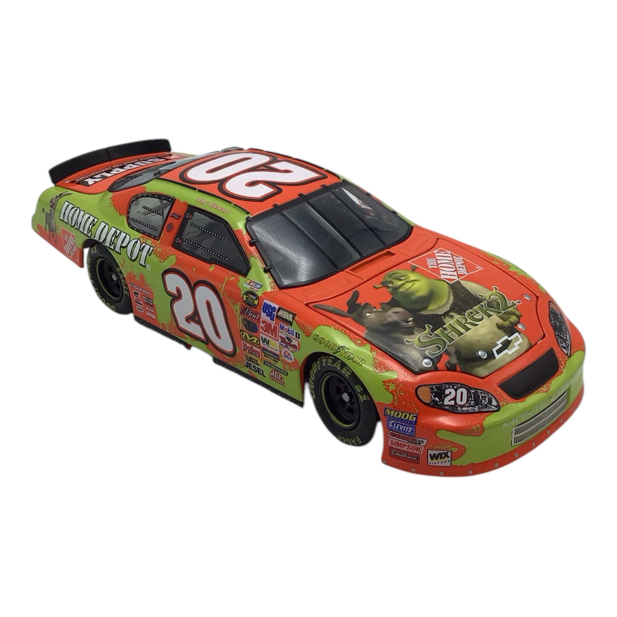 NASCAR 2004 Tony Stewart #20 Home Depot Shrek 3 Monte Carlo Model