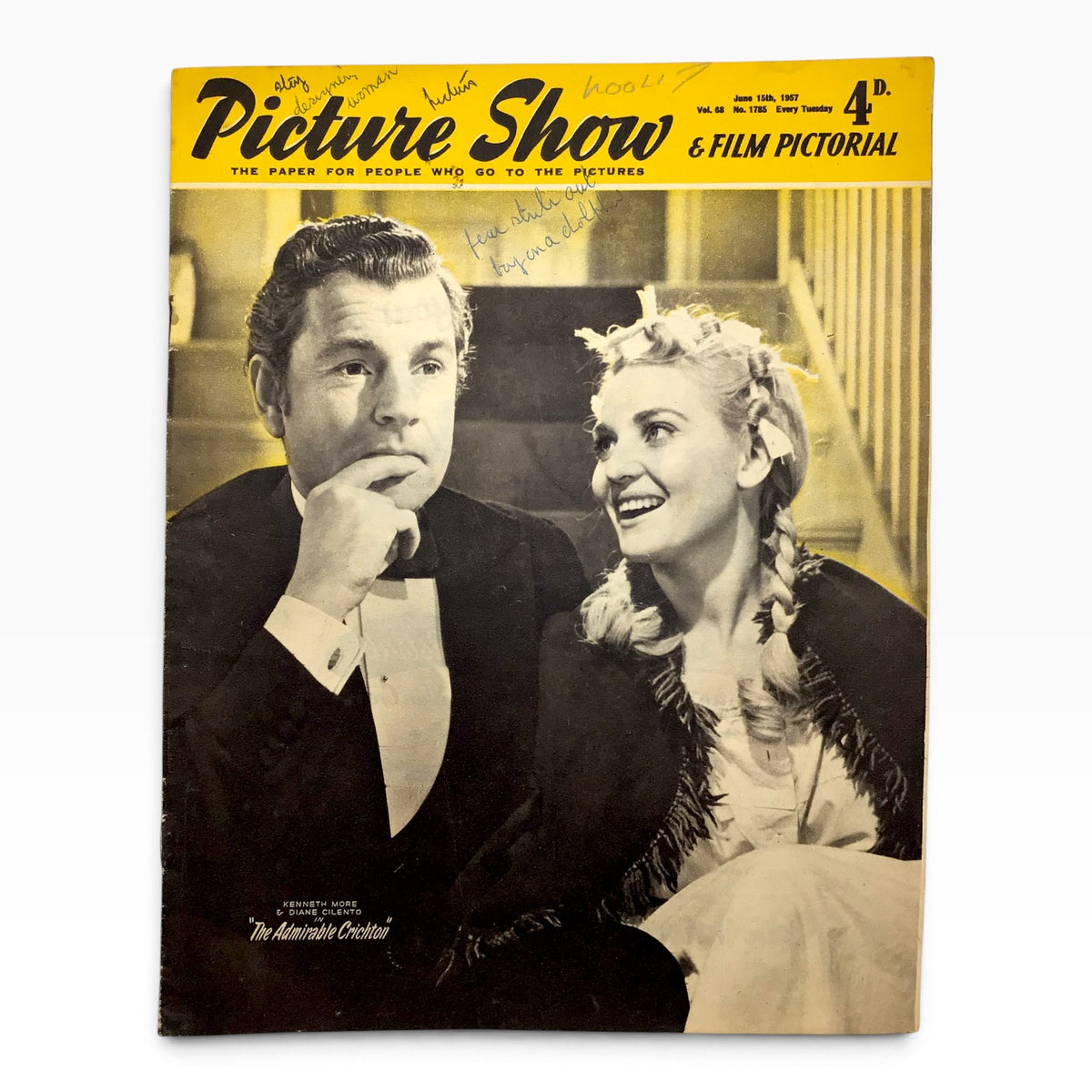 Vintage 1957 Picture Show & Film Pictorial British Film Magazine Set - 31 Issues