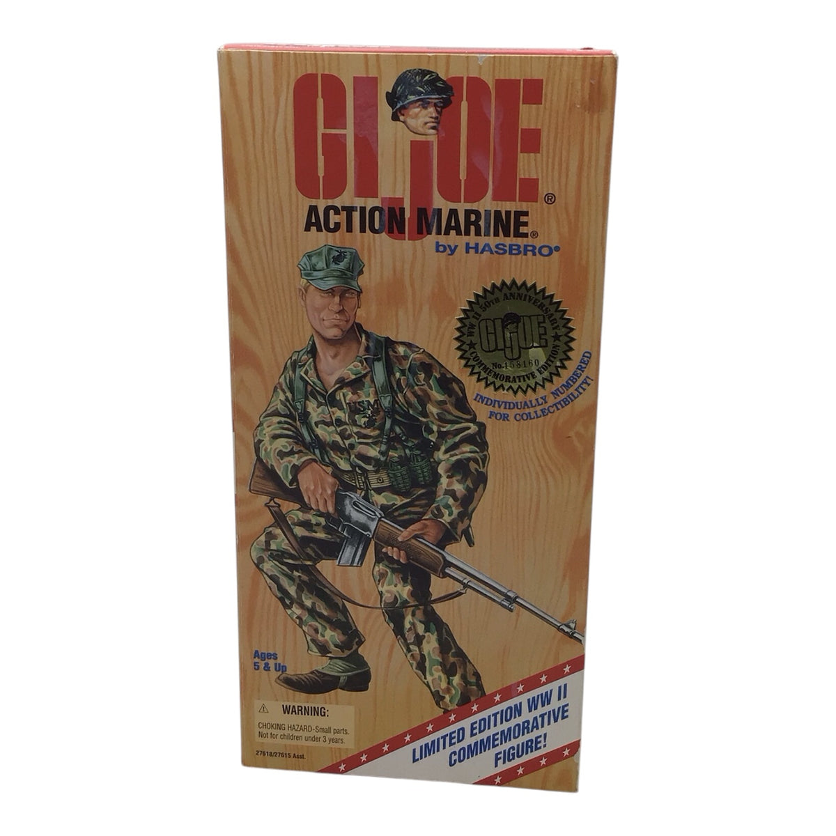 GI Joe Action Marine Limited Edition WWII Commemorative Figure - Hasbro 1995