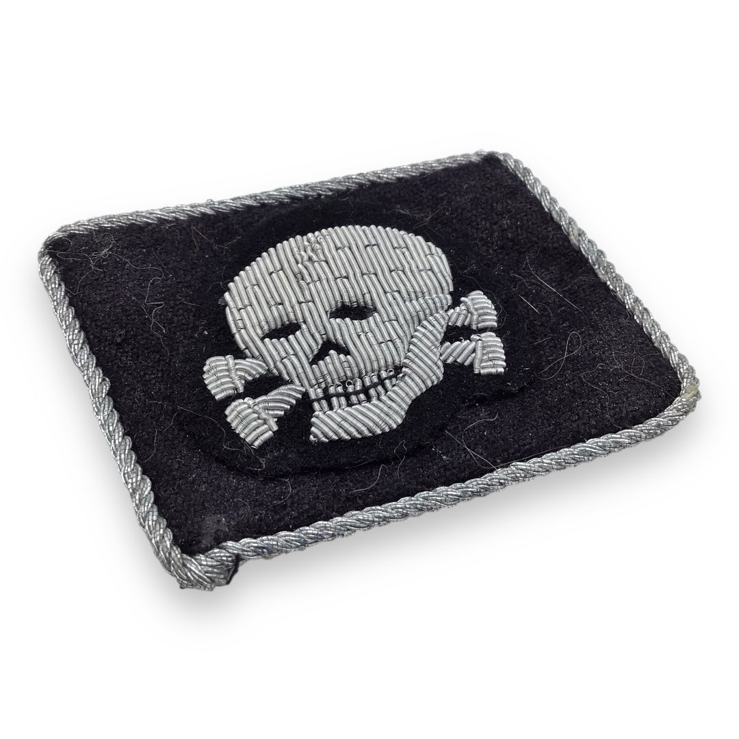 3rd SS Division Totenkopf Officer Collar Tab Skull TK Insignia