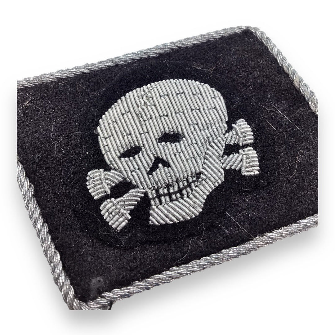 3rd SS Division Totenkopf Officer Collar Tab Skull TK Insignia