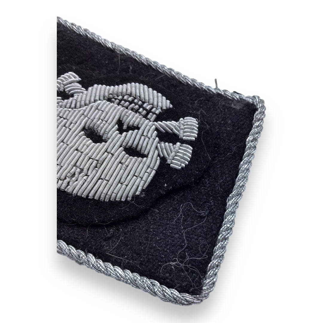 3rd SS Division Totenkopf Officer Collar Tab Skull TK Insignia