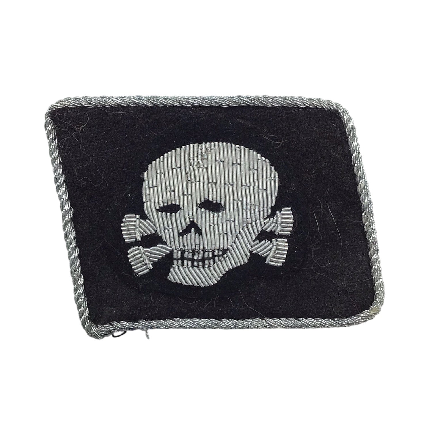 3rd SS Division Totenkopf Officer Collar Tab Skull TK Insignia