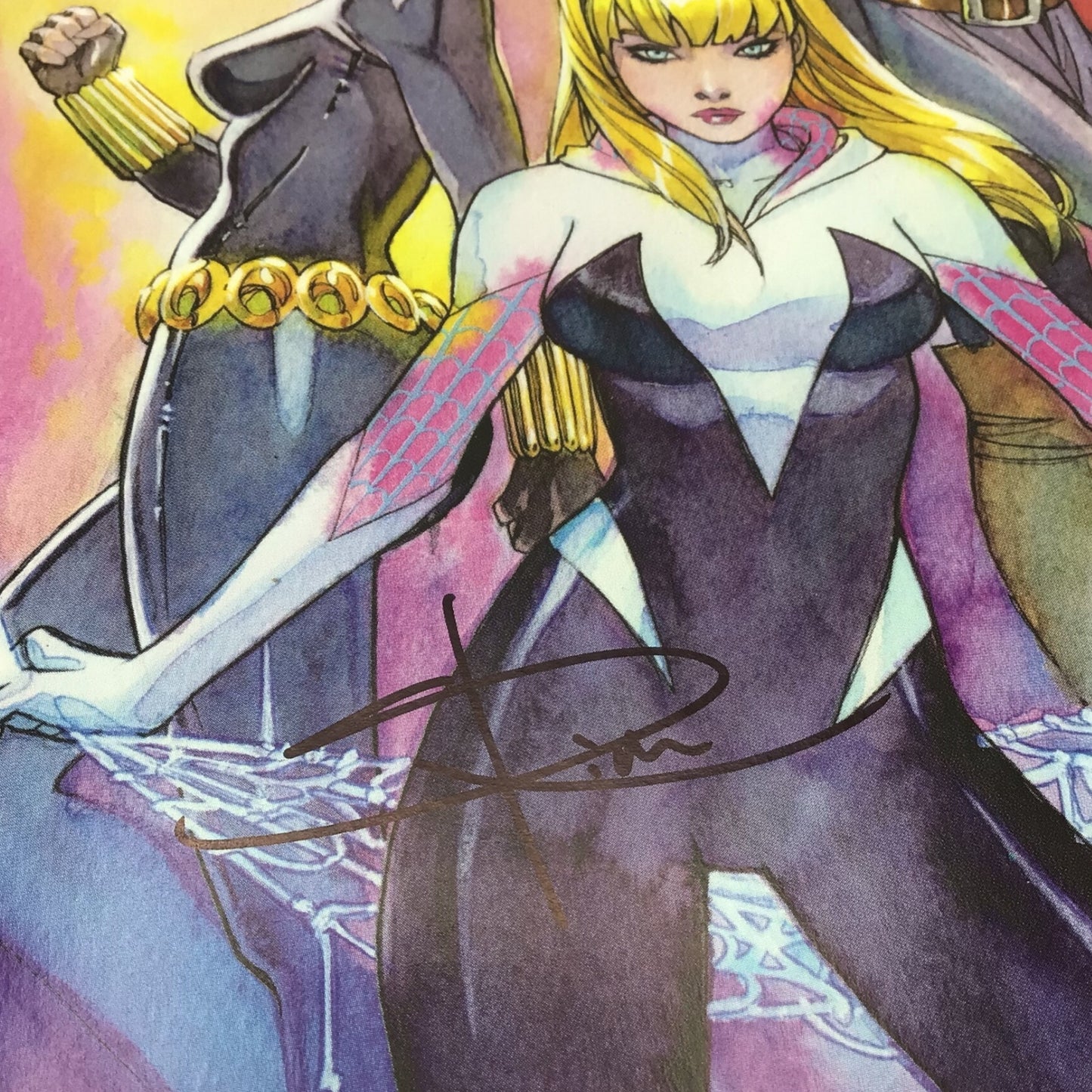 Spider-Gwen: Gwen-Verse #1 Variant Edition Signed by Sabine Rich – COA