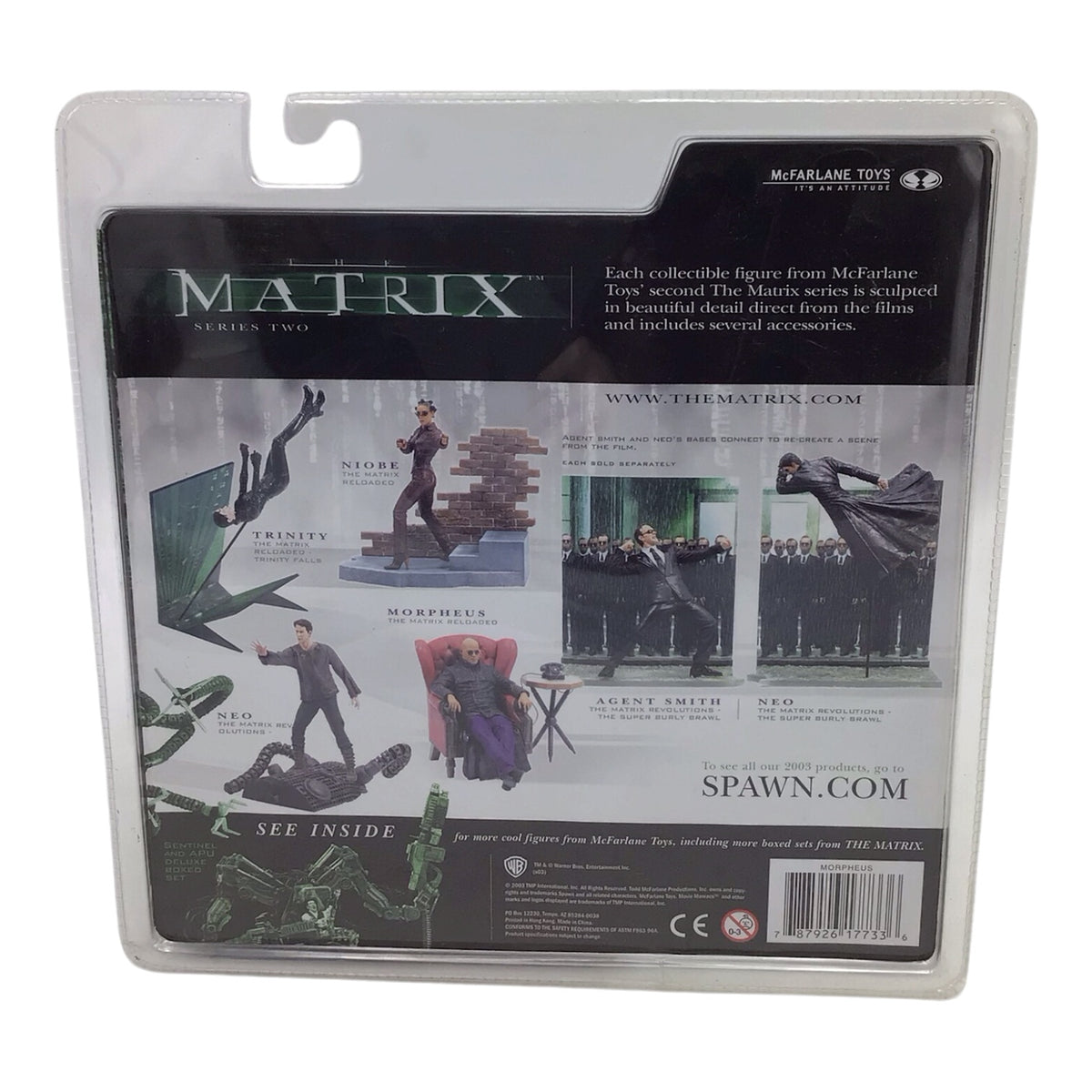 The Matrix Series 2 Morpheus The Matrix Reloaded Figure - McFarlane 2003