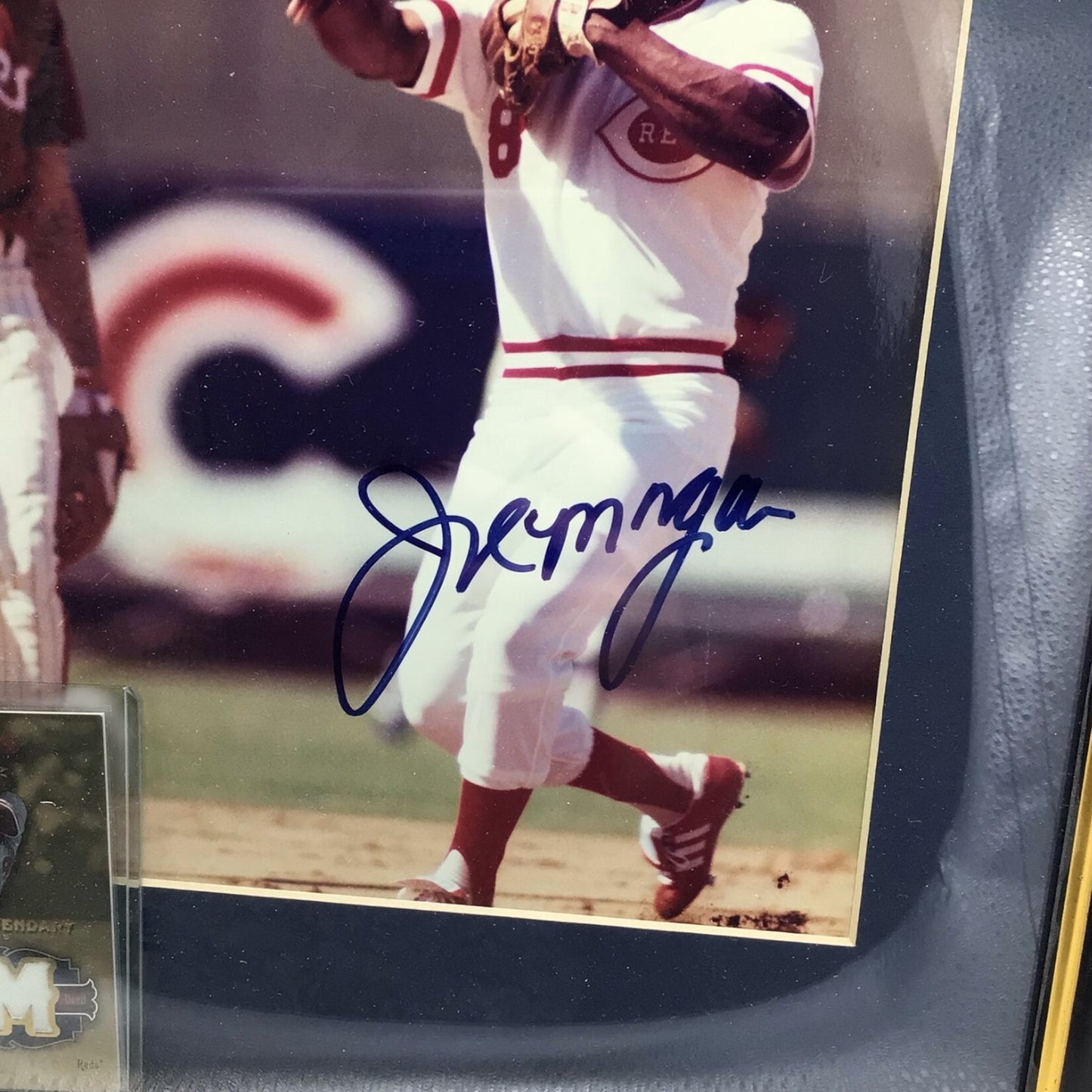 Framed Joe Morgan Signed Photo