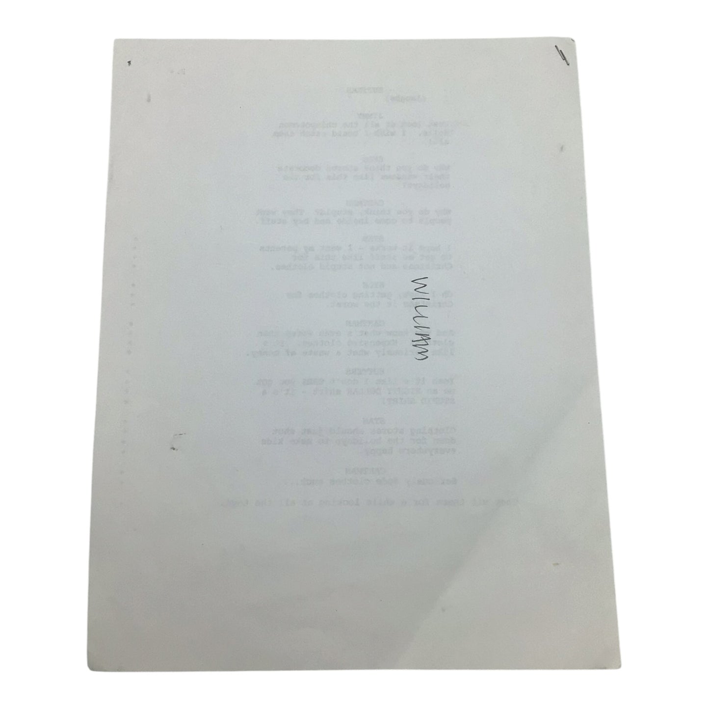 South Park Barney's Holiday Window by Trey Parker Script Draft 2