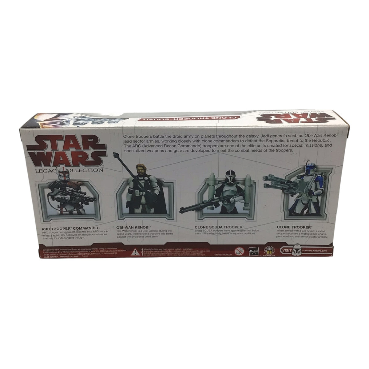 Star Wars Legacy Collection Clone Trooper Squad Action Figure Set (2009)