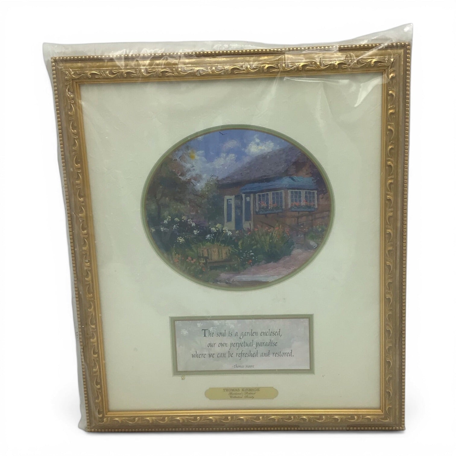 Thomas Kinkade Gardeners Retreat Print from the Collectors Society Series