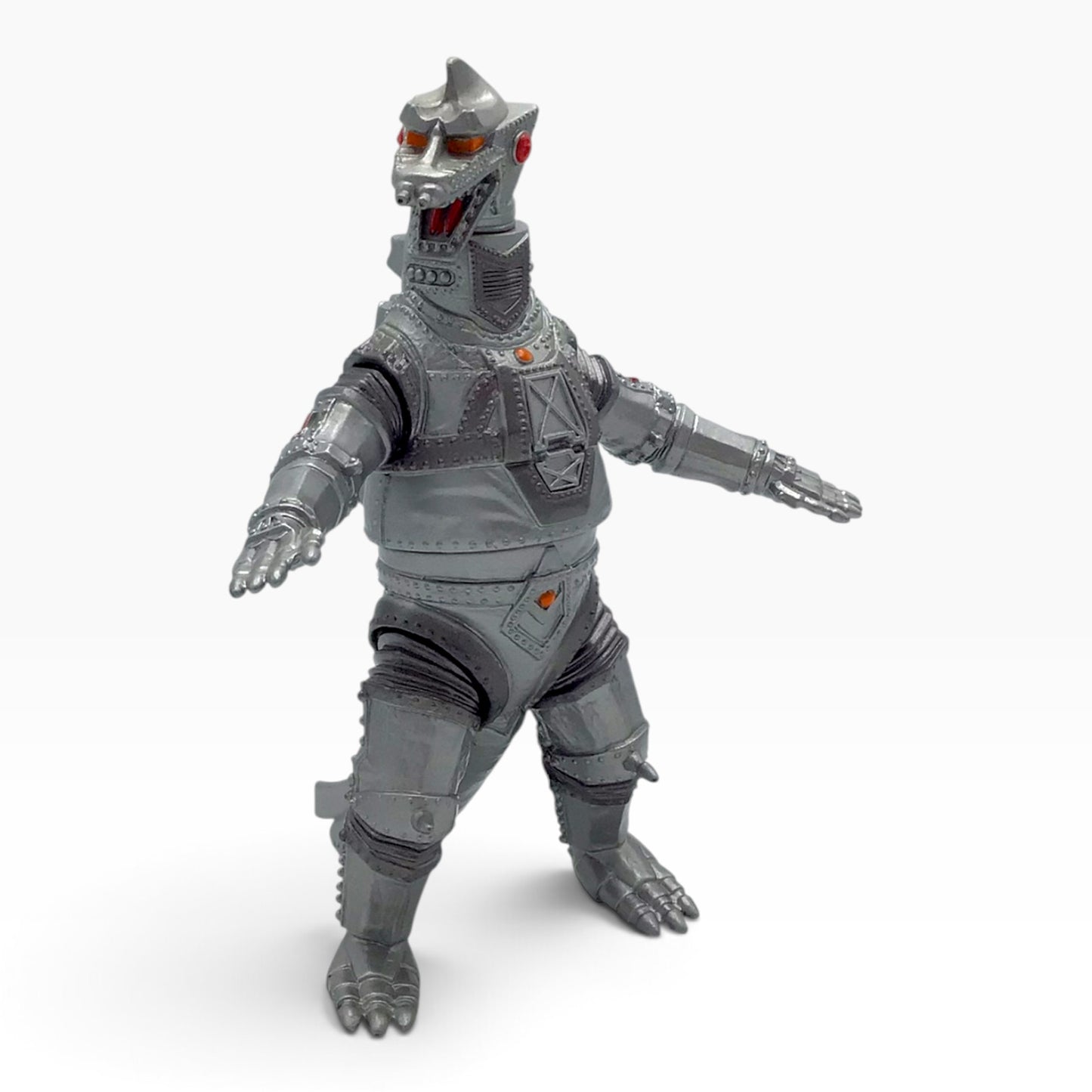Bandai Classic Mechagodzilla 1974 Action Figure – 6.5" Metallic Silver – Godzilla Collectible