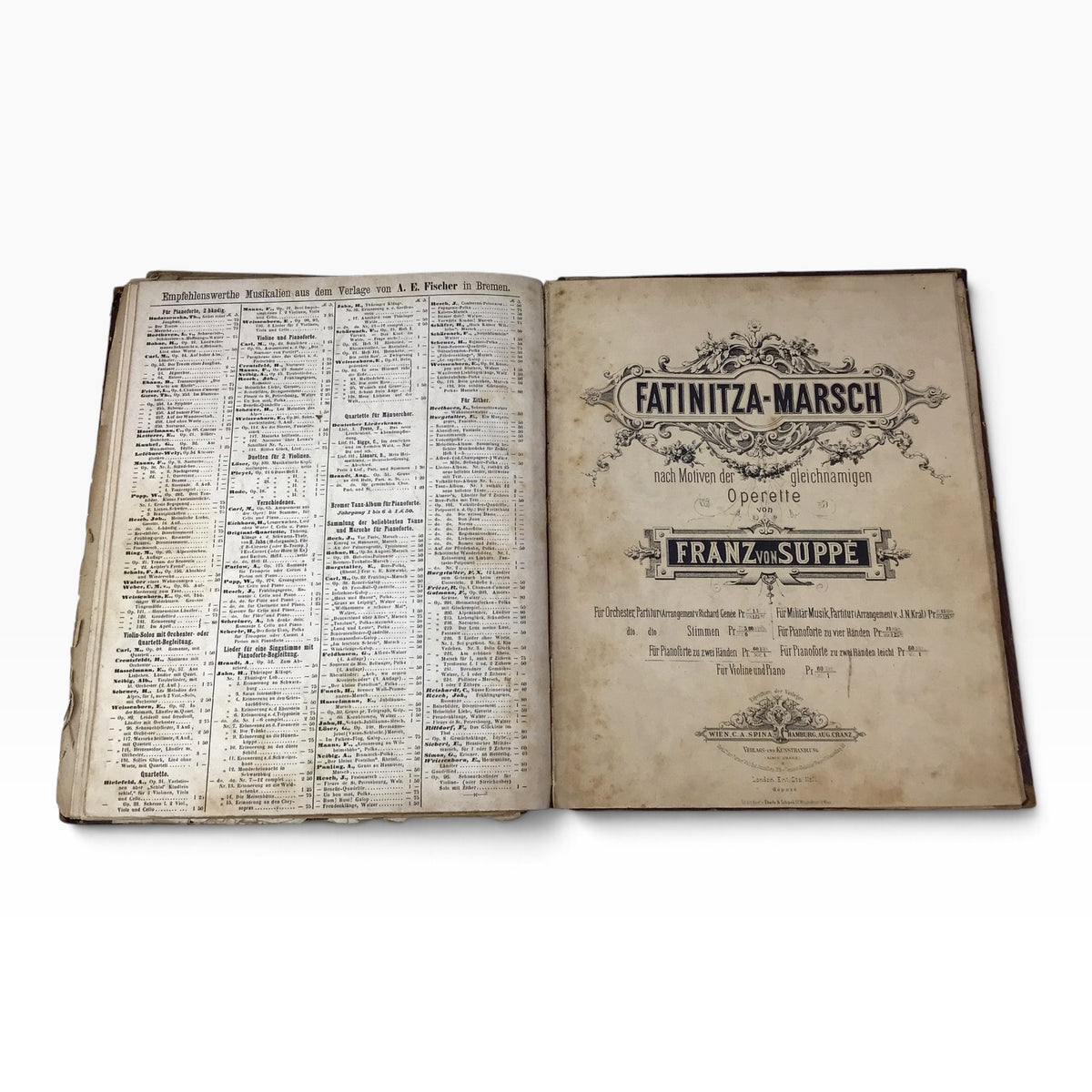 Antique 1800s Sheet Music "Scrapbook" – European Piano Music, Salon Pieces & Operatic Transcriptions