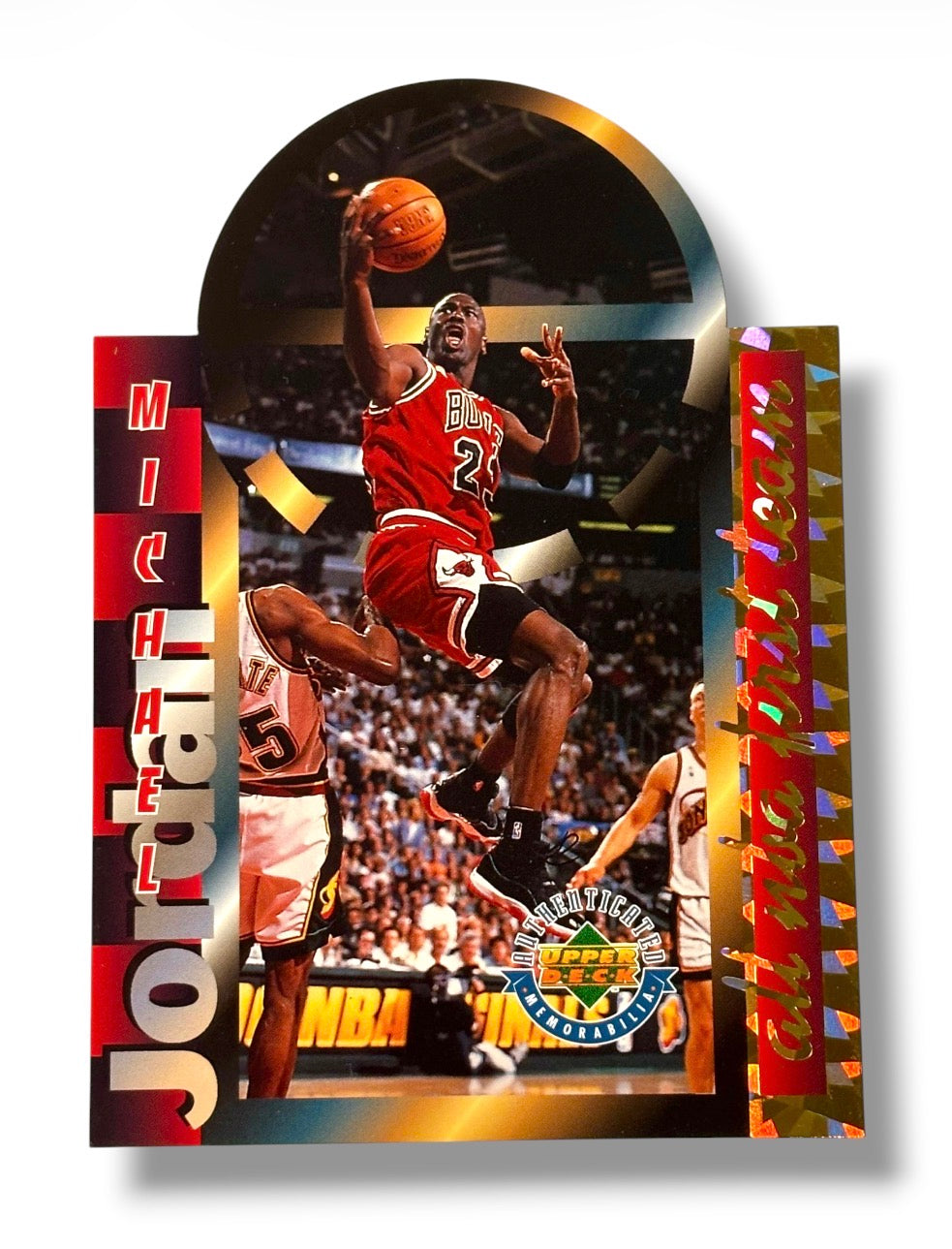 1996 Upper Deck Limited Edition /2500 Michael Jordan Die Cut Jumbo