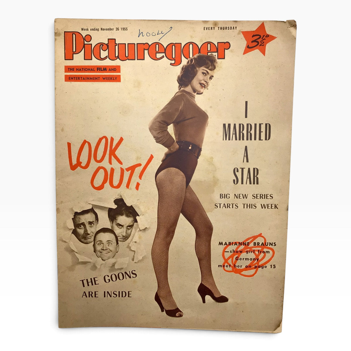 Vintage 1955 Picturegoer Film and Entertainment British Film Magazine Set - 14 Issues
