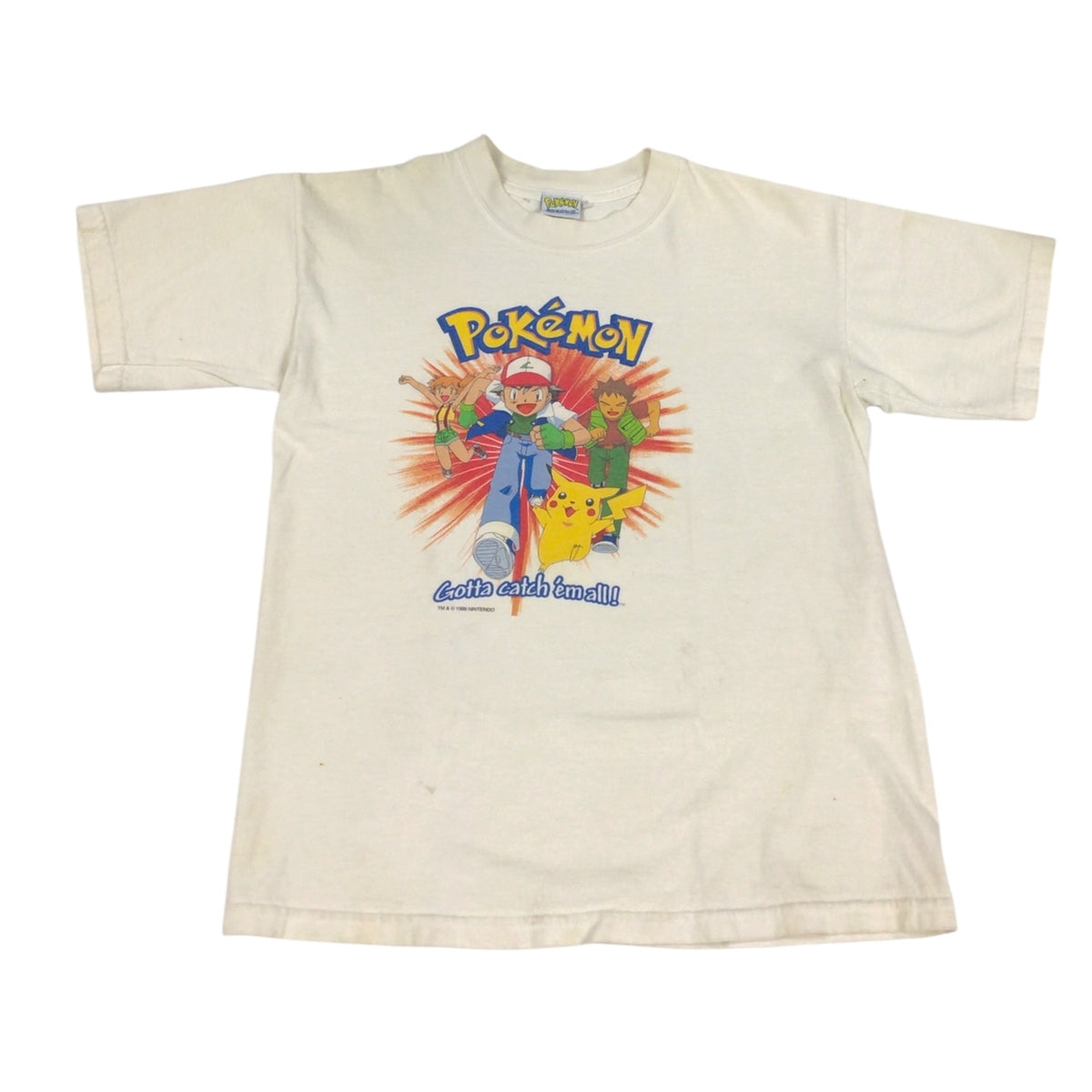 Vintage 1999 Pokémon T-Shirt – Size L Youth
