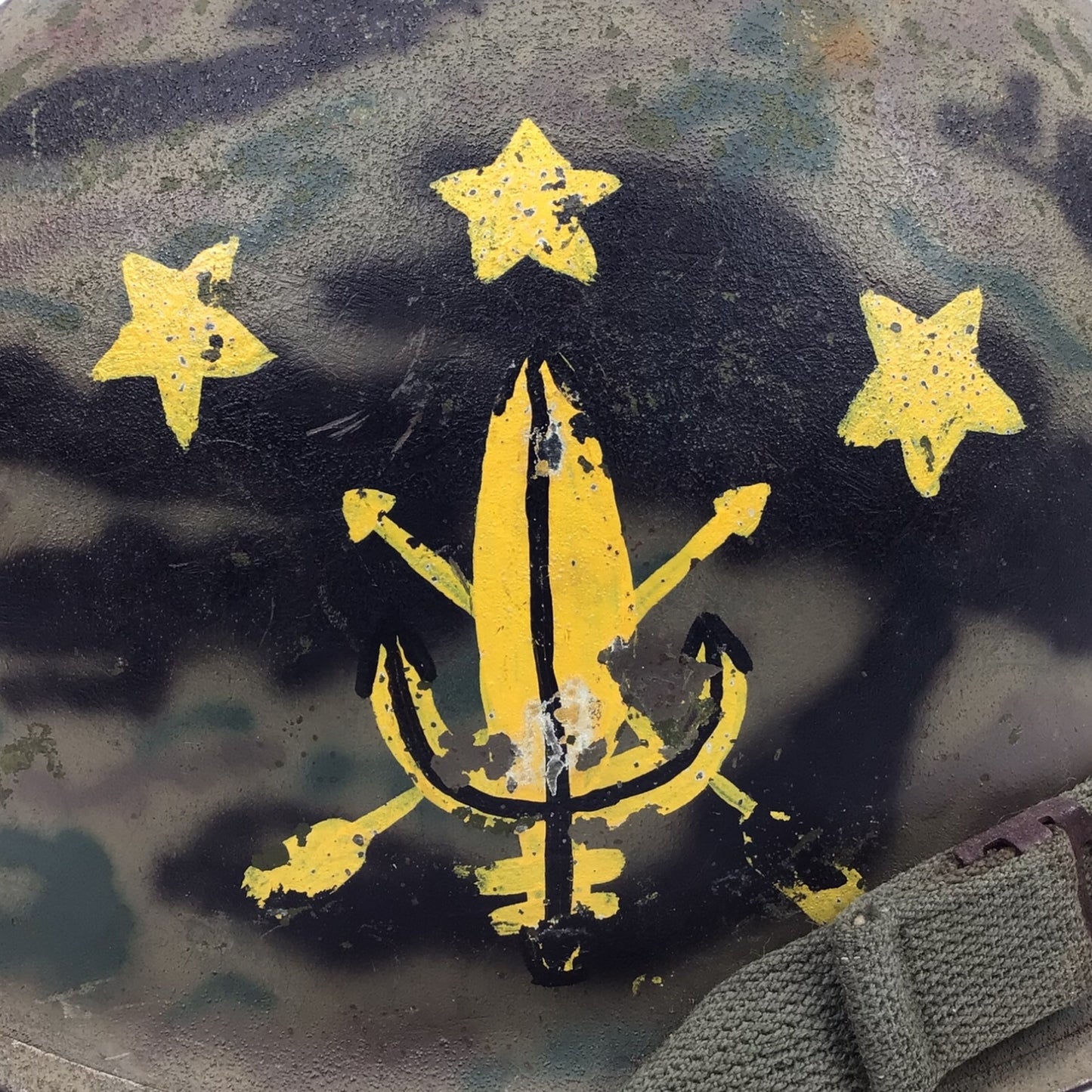 U.S. Vietnam War M1 Helmet Cambodia Special Forces