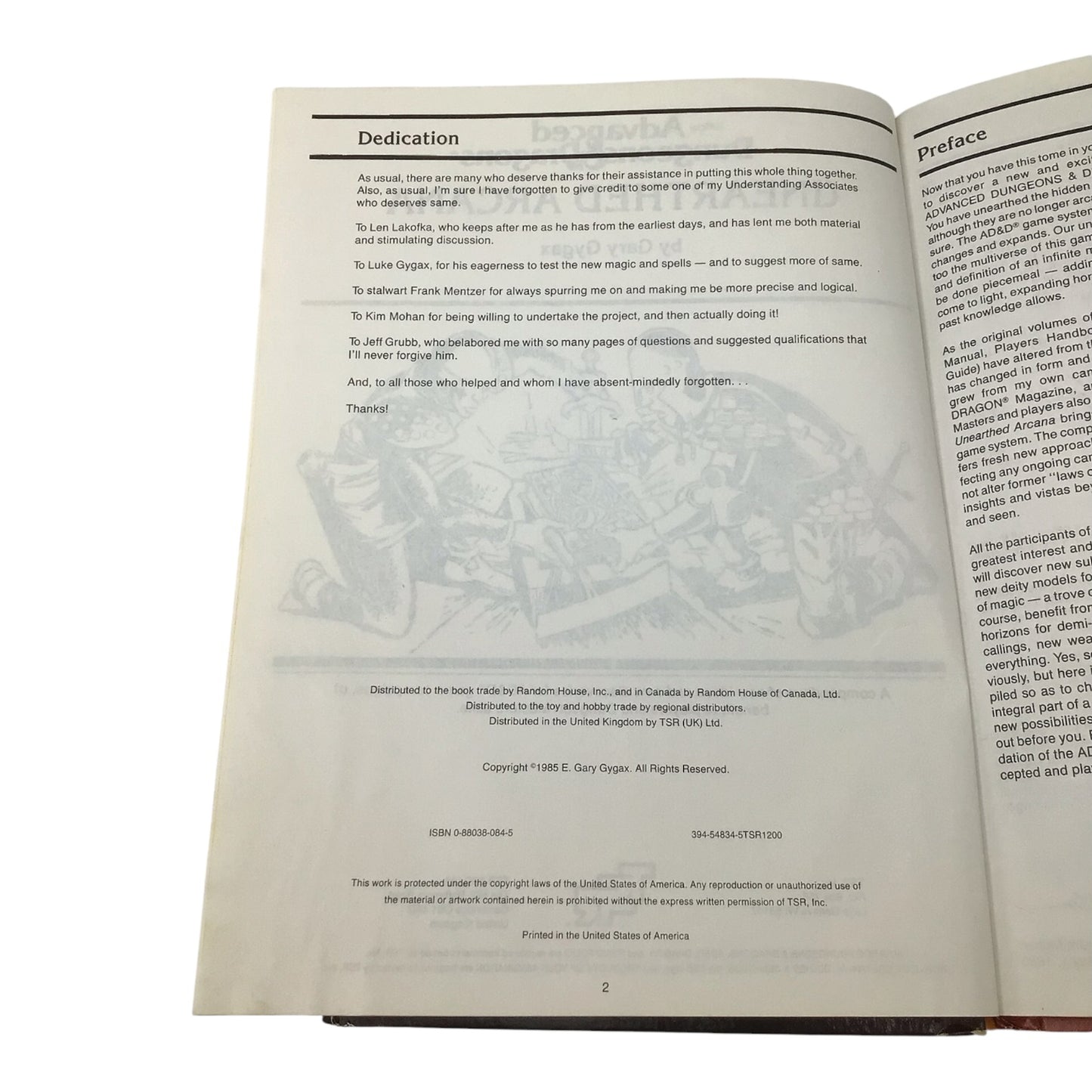 Advanced Dungeons & Dragons Unearthed Arcana (1985)