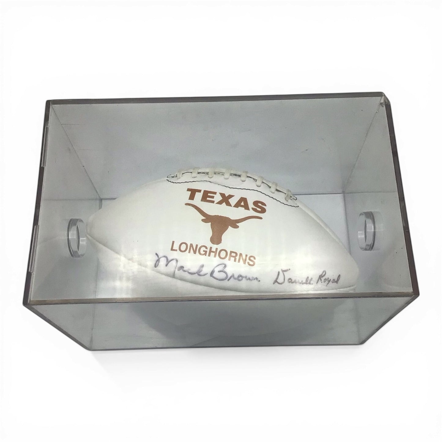 Texas Longhorns Signed Football - Darrell Royal, Mack Brown