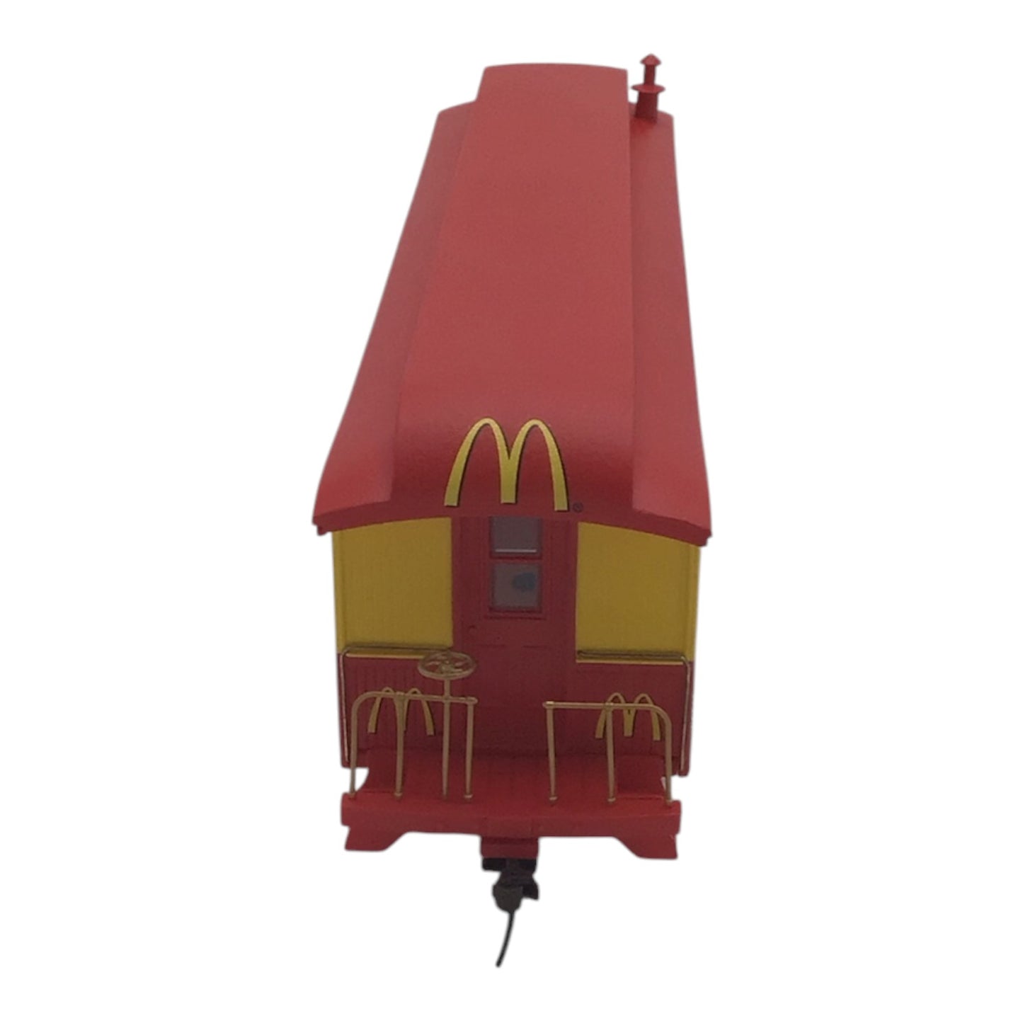 Hawthorne Village McDonald's 50th Anniversary Train Car Set of 4 w/ Tracks
