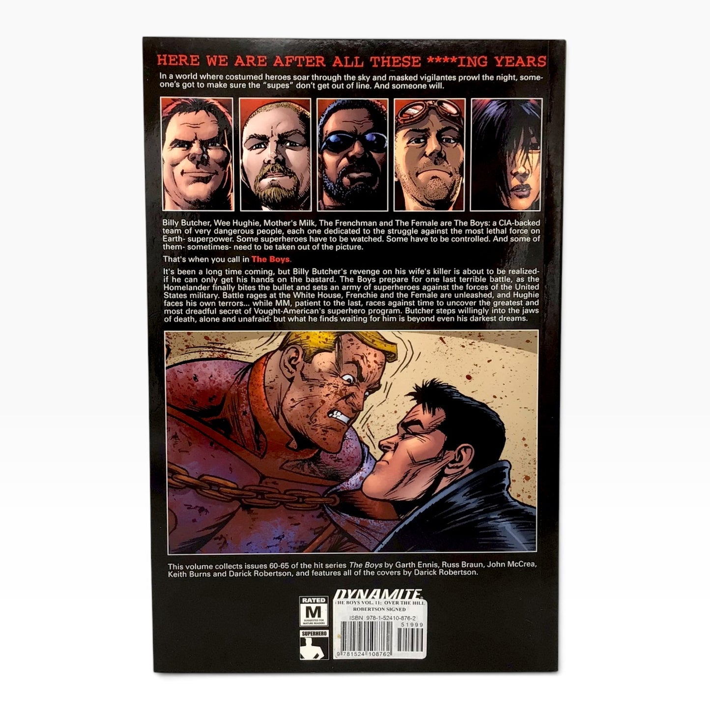 The Boys #11: Over the Hill with the Swords of a Thousand Men (2012) – Signed by Darick Robertson - Mint