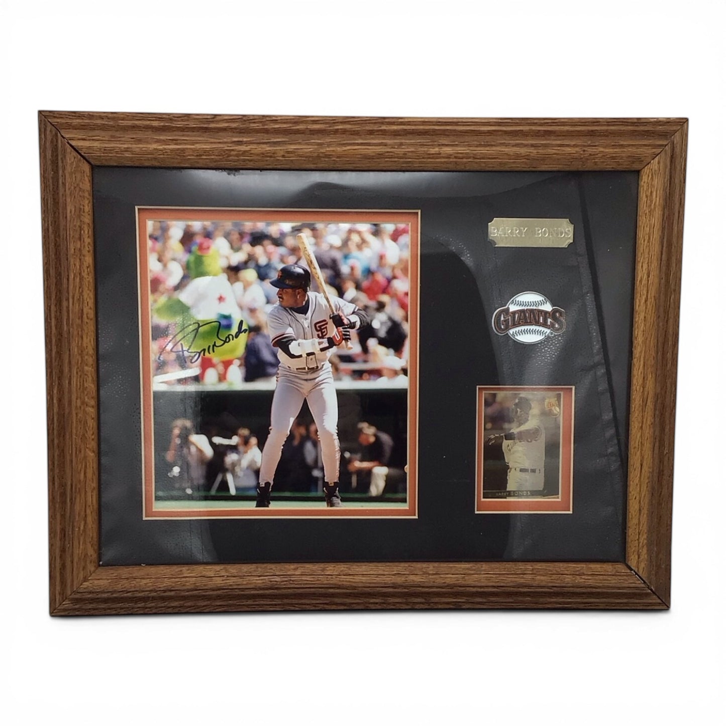 Framed Barry Bonds Signed Photo