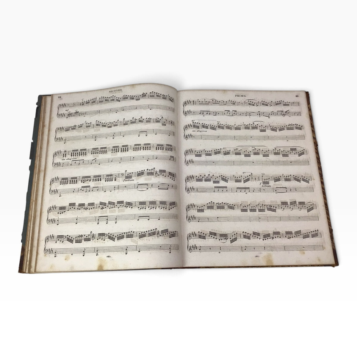 Weber’s Works for Pianoforte Volume 2 – Antique German Piano Music Sheet Book