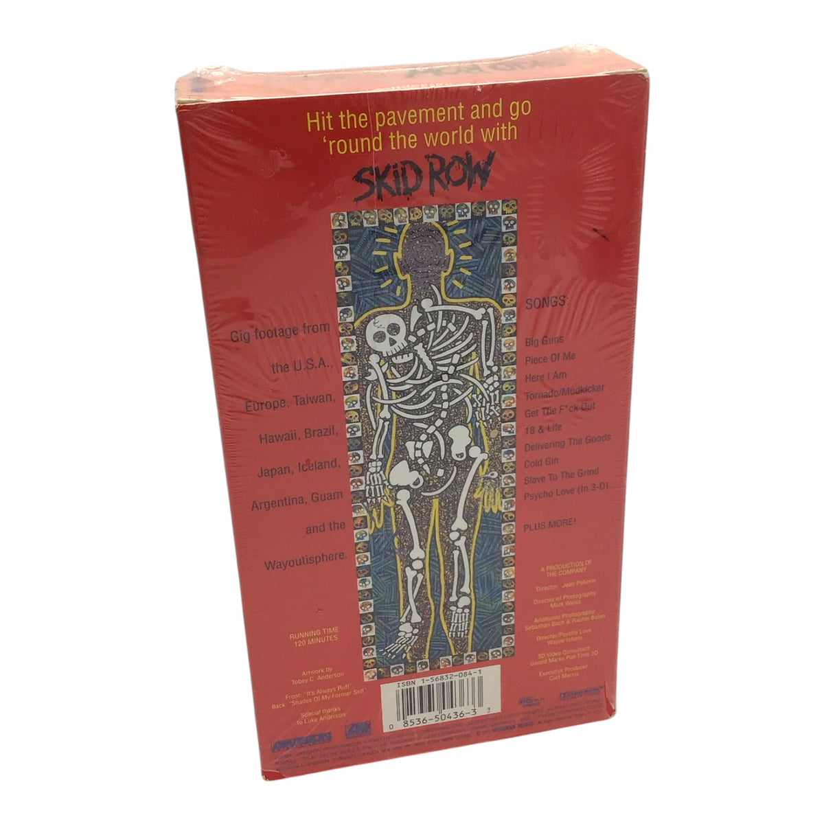 Skid Row Roadkill VHS Tape
