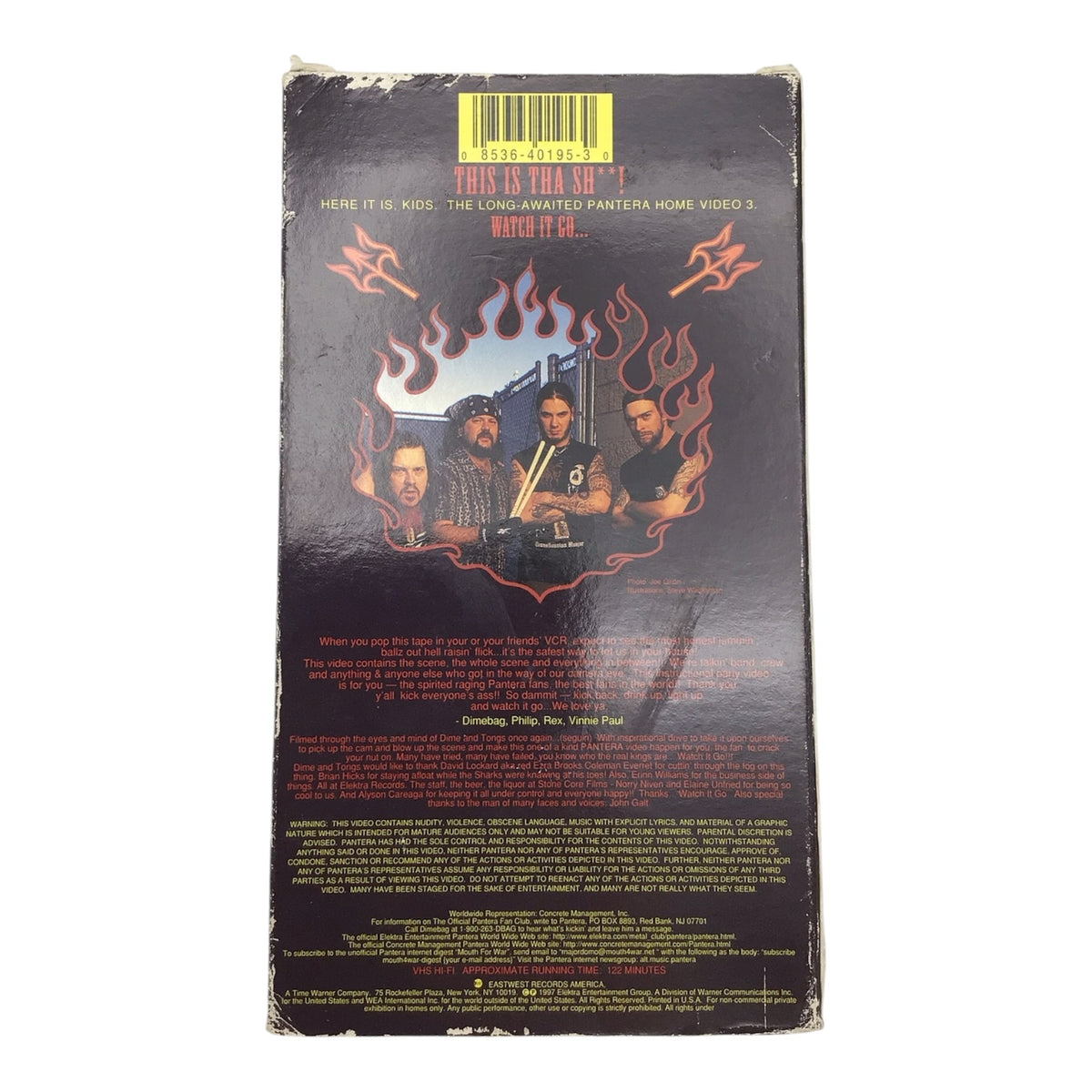 Pantera 3 Watch It Go VHS Tape