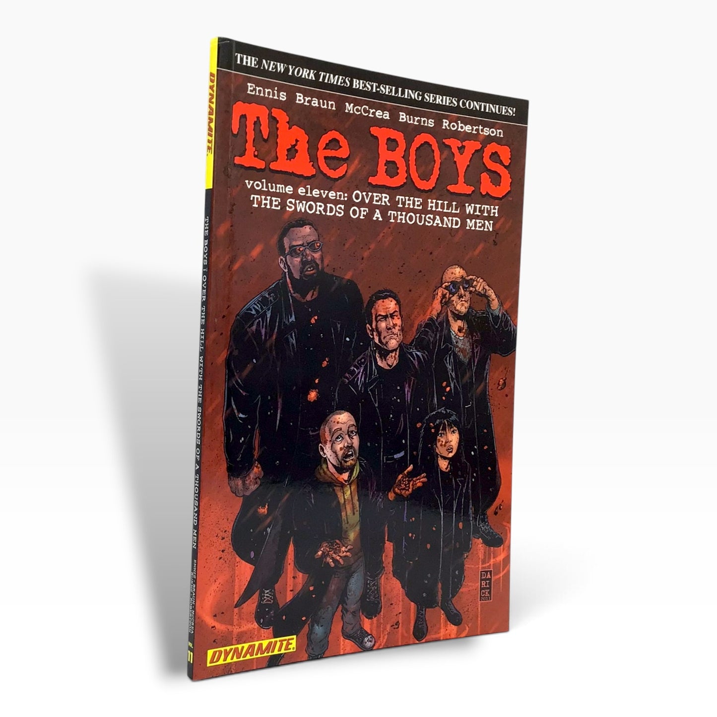 The Boys #11: Over the Hill with the Swords of a Thousand Men (2012) – Signed by Darick Robertson - Mint