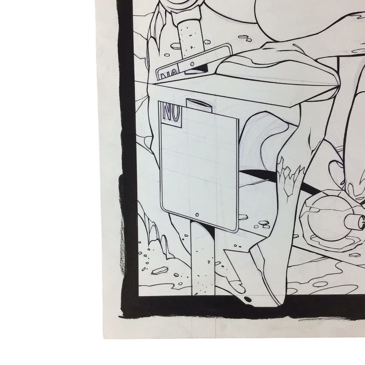Original Art Comic Cover Bomb Queen II #2 by Jimmie Robinson