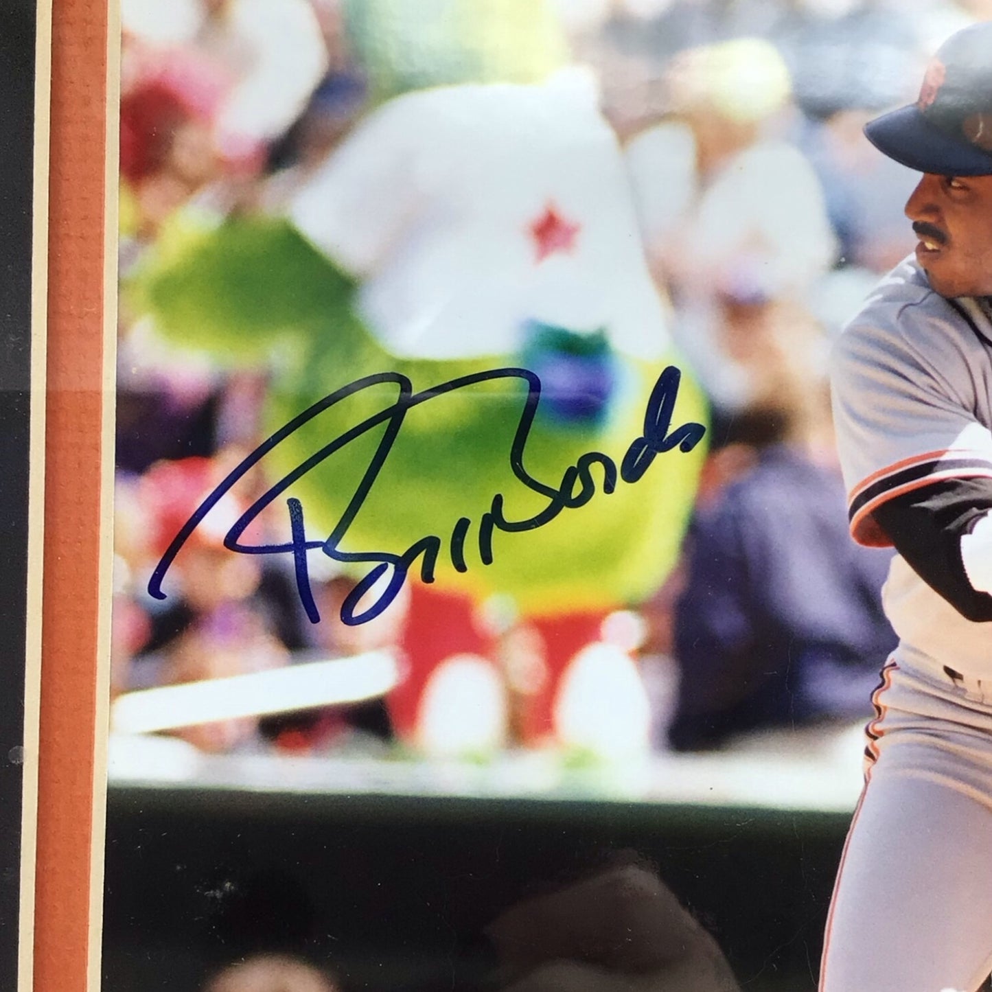 Framed Barry Bonds Signed Photo