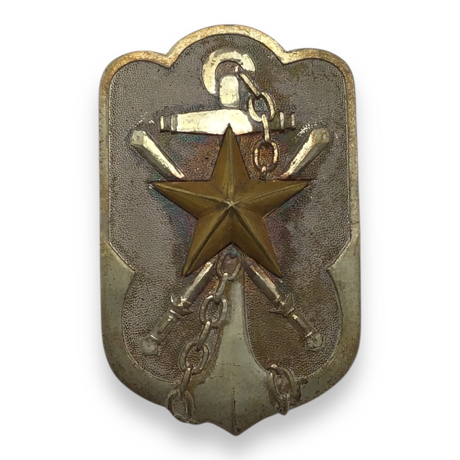 WWII Japanese Time Expired Soldiers Badge with Rosette Backing in Rare Award Presentation Box