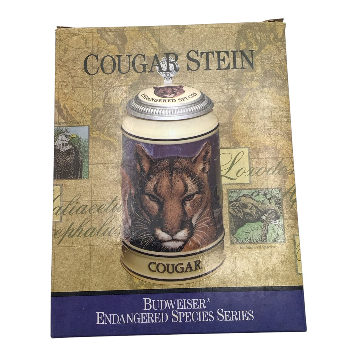 Budweiser Cougar Stein - Endangered Species Series