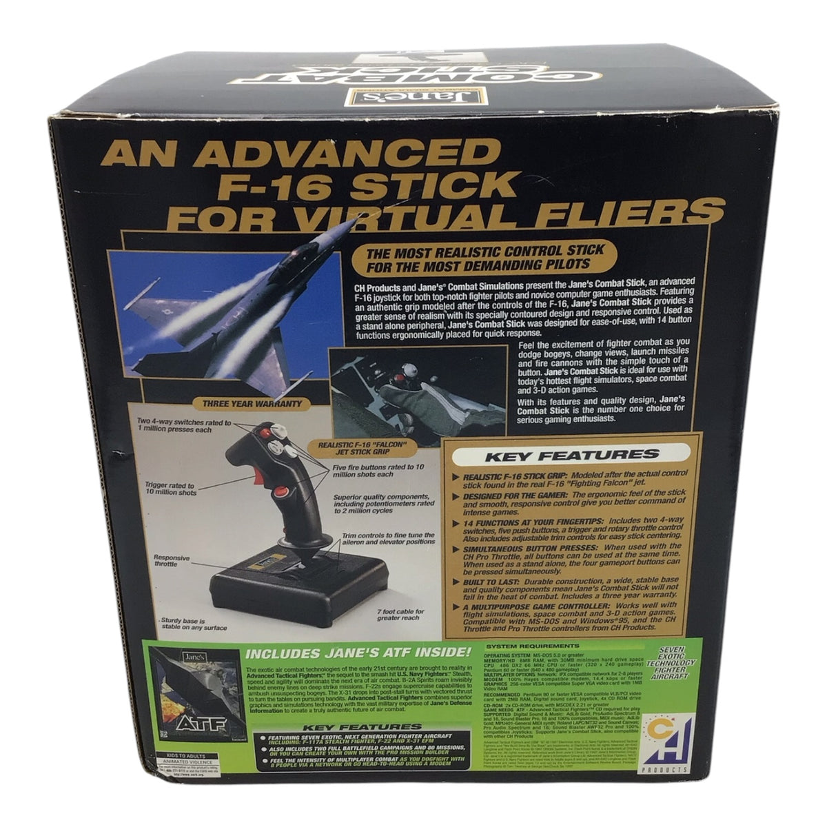 Jane's Combat Simulations Combat Stick by CH Products