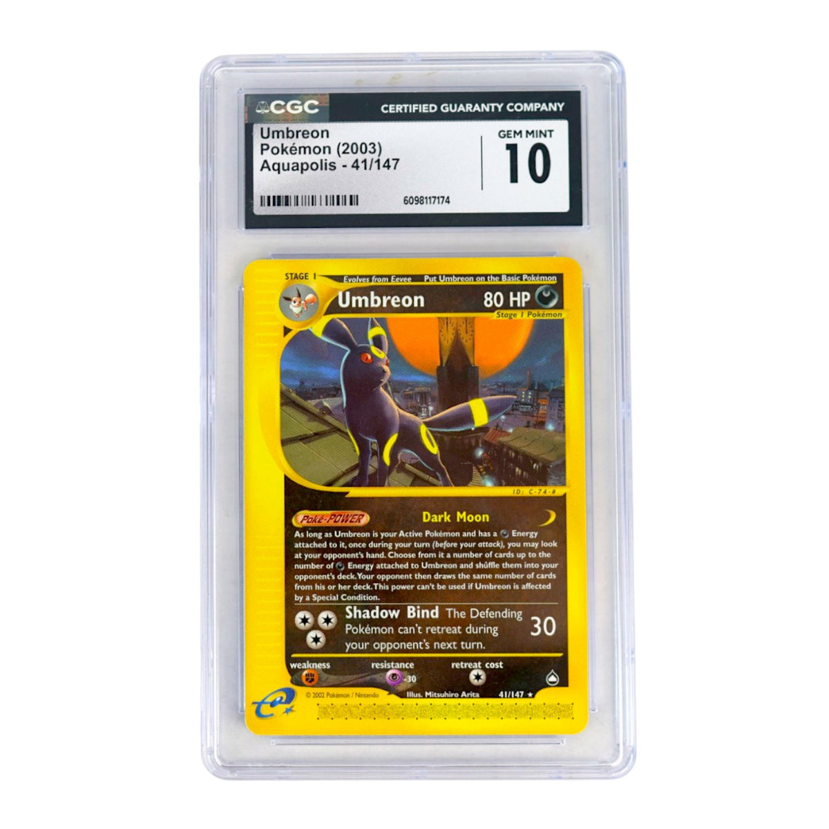 2003 Umbreon #41 CGC 10