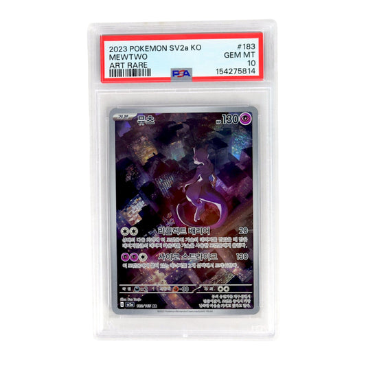 Mewtwo #183 (Korean) PSA 10