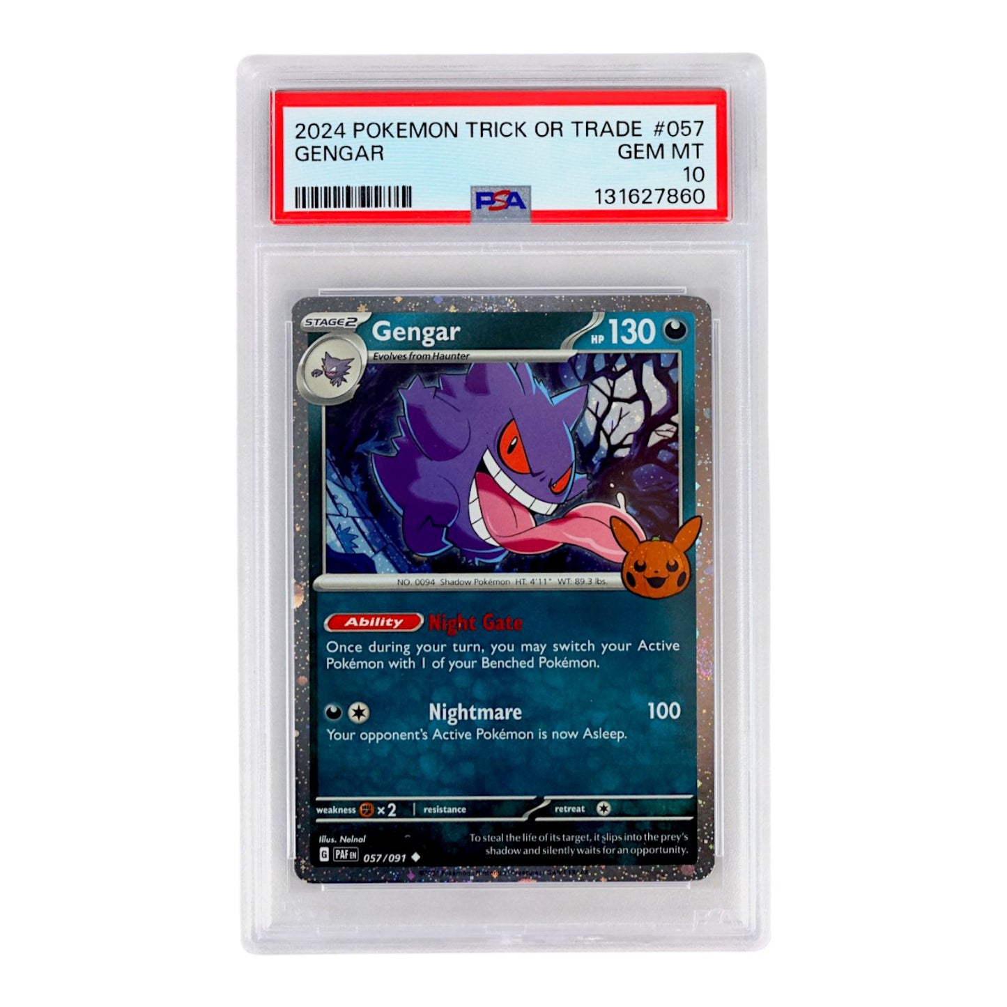 2024 Gengar #057 PSA 10