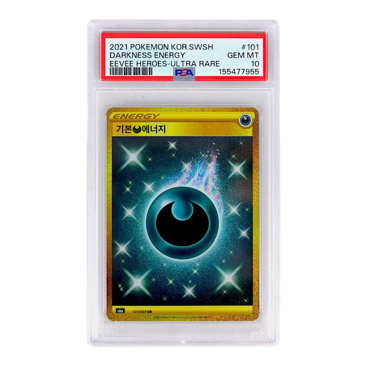 2021 Darkness Energy #101 PSA 10