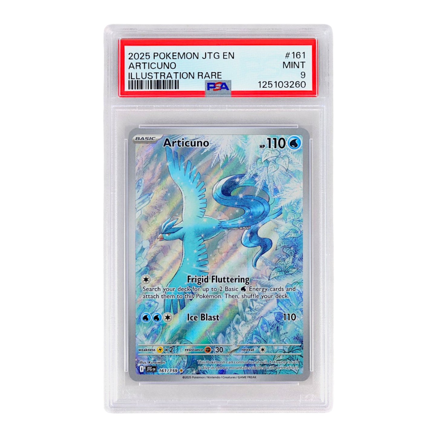 2025 Articuno #161 PSA 9