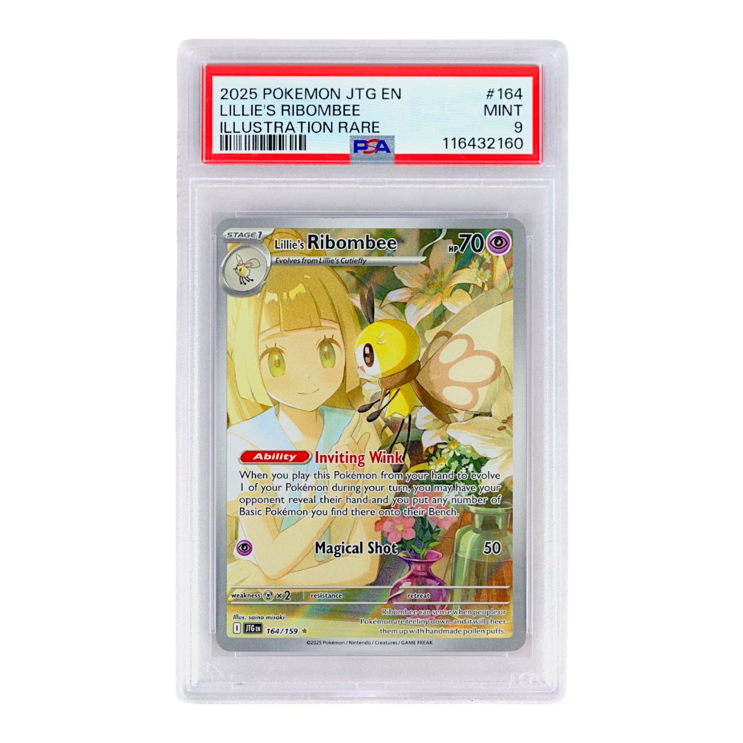 2025 Lillie's Ribombee #164 PSA 9