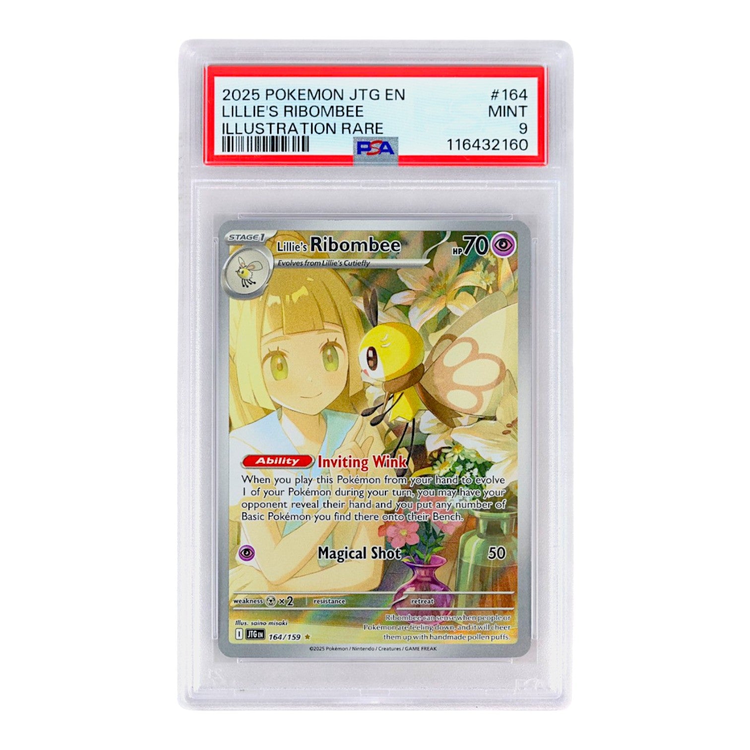 2025 Lillie's Ribombee #164 PSA 9