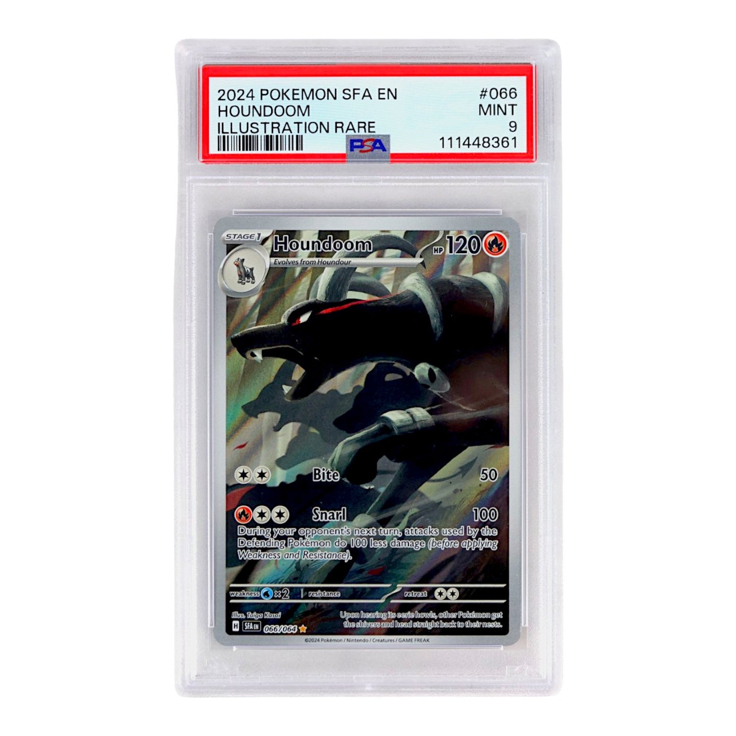 2024 Houndoom #066 PSA 9